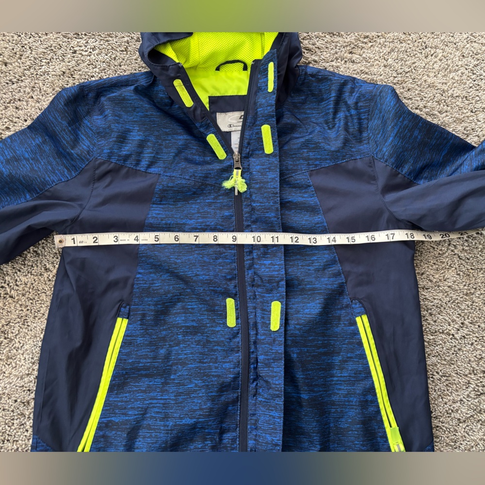 Champion Venture Dry Kids Full Zip Lightweight Jacket Size L 12-14 - Picture 9 of 14